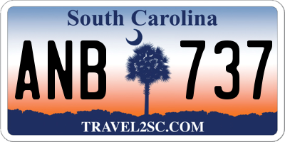 SC license plate ANB737