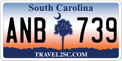 SC license plate ANB739