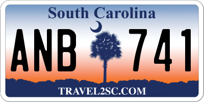 SC license plate ANB741
