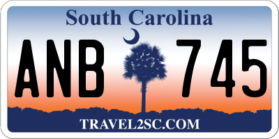 SC license plate ANB745