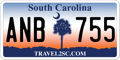 SC license plate ANB755