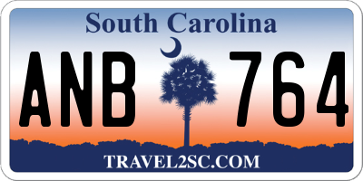 SC license plate ANB764