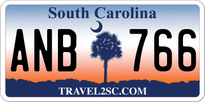 SC license plate ANB766