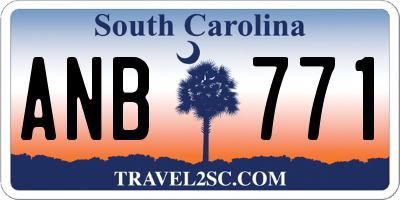 SC license plate ANB771
