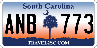 SC license plate ANB773