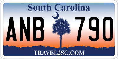 SC license plate ANB790