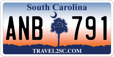 SC license plate ANB791