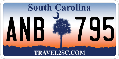 SC license plate ANB795