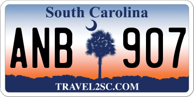 SC license plate ANB907