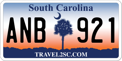 SC license plate ANB921