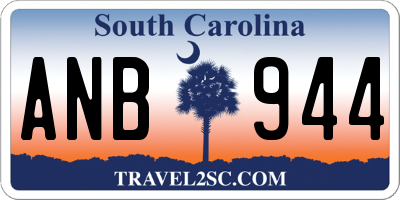 SC license plate ANB944