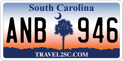 SC license plate ANB946