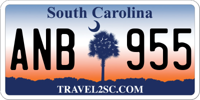 SC license plate ANB955