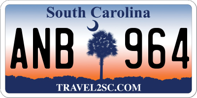 SC license plate ANB964