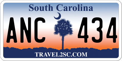 SC license plate ANC434