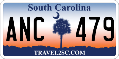 SC license plate ANC479