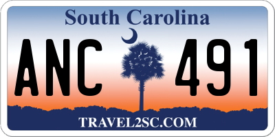 SC license plate ANC491