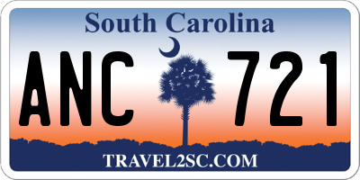 SC license plate ANC721