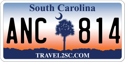SC license plate ANC814