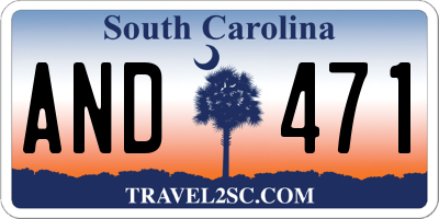 SC license plate AND471