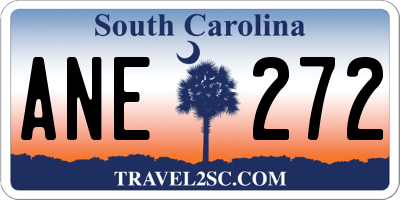 SC license plate ANE272