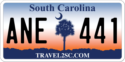 SC license plate ANE441