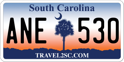 SC license plate ANE530