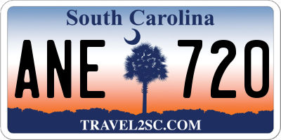 SC license plate ANE720