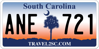 SC license plate ANE721