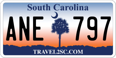 SC license plate ANE797