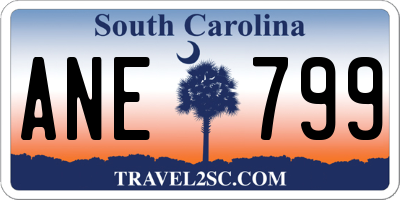 SC license plate ANE799