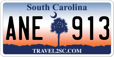 SC license plate ANE913