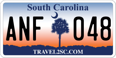 SC license plate ANF048