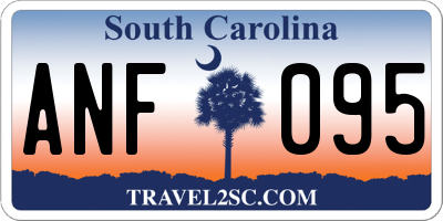 SC license plate ANF095