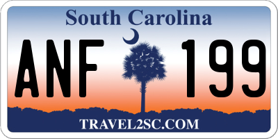 SC license plate ANF199