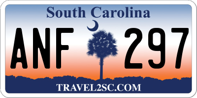 SC license plate ANF297
