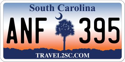 SC license plate ANF395