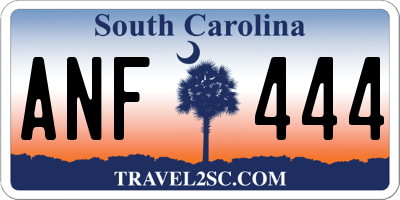 SC license plate ANF444