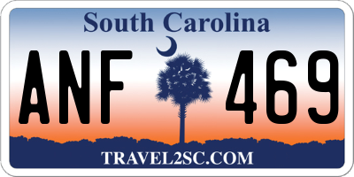 SC license plate ANF469