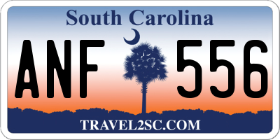 SC license plate ANF556