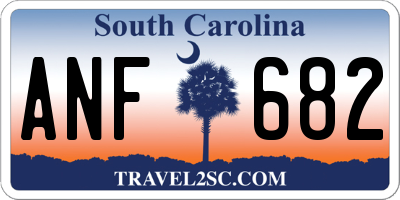 SC license plate ANF682