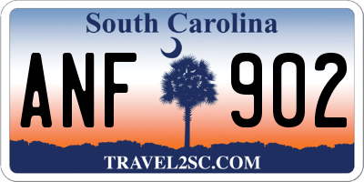 SC license plate ANF902