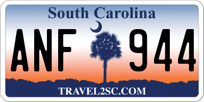SC license plate ANF944