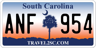 SC license plate ANF954