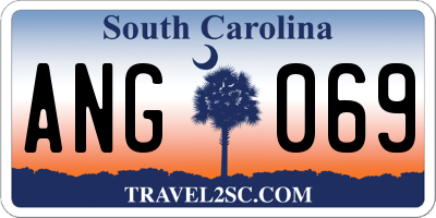 SC license plate ANG069