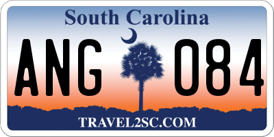 SC license plate ANG084