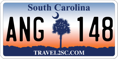 SC license plate ANG148