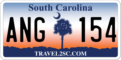 SC license plate ANG154