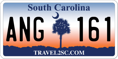 SC license plate ANG161