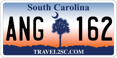 SC license plate ANG162